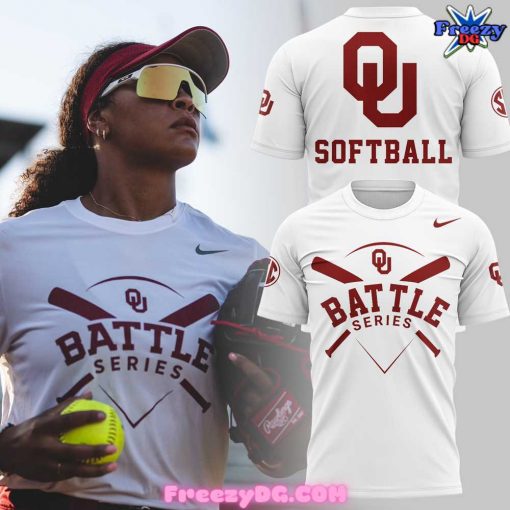 Oklahoma Football Battle Series 2024 White T-Shirt