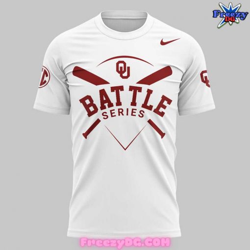 Oklahoma Football Battle Series 2024 White T-Shirt