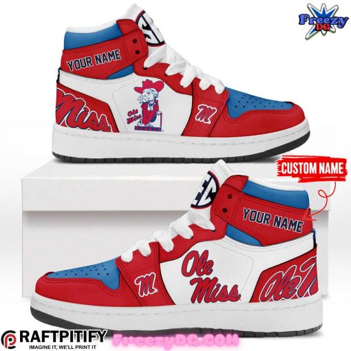 Ole Miss Rebels Custom Your Name Air Jordan 1