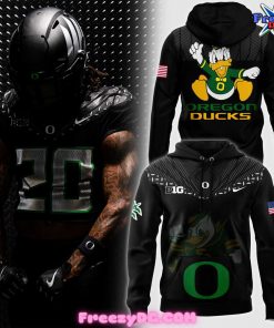 Oregon Ducks Big Us 2024 Black Hoodie