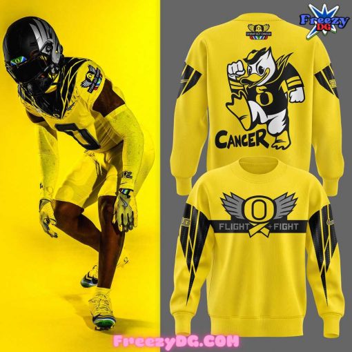 Oregon Ducks Stomp Out Cancer 2024 Sweatshirt