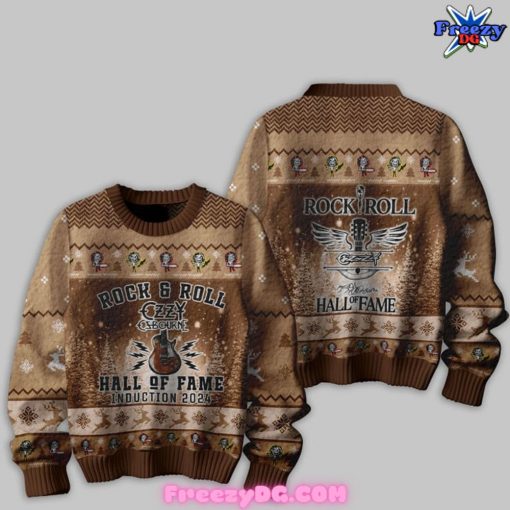 Ozzy Osbourne Hall of Fame Induction 2024 Ugly Sweater