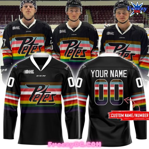 Peterborough Petes Pride Night 2025 Hockey Jersey