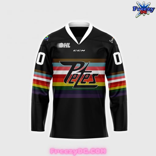 Peterborough Petes Pride Night 2025 Hockey Jersey