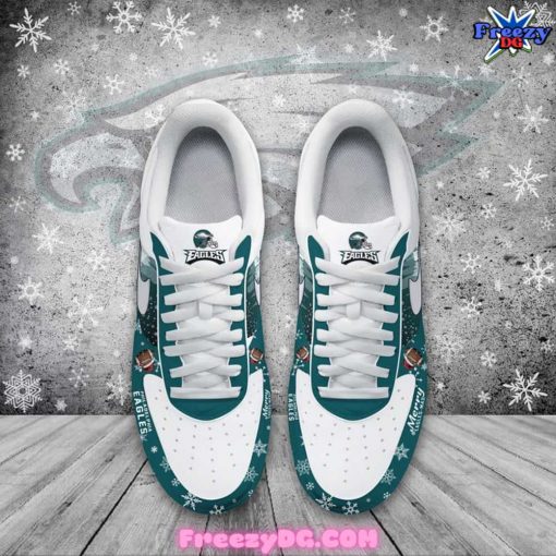 Philadelphia Eagles Merry Christmas Nike Air Force 1