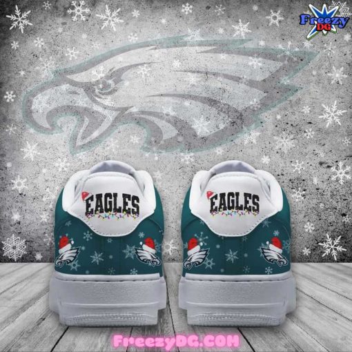 Philadelphia Eagles Merry Christmas Nike Air Force 1