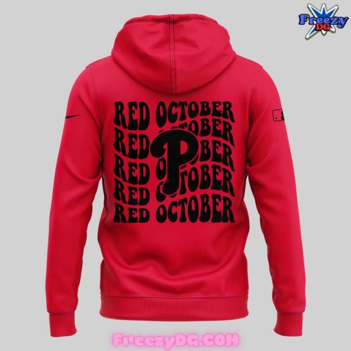 Philadelphia Phillies Red October Postseason 2024 Hoodie