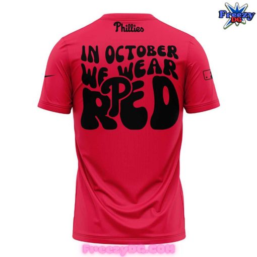 Philadelphia Phillies Red October Postseason 2024 T-Shirt