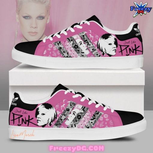 Pink Rockstar Limited Edition Stan Smith Shoes