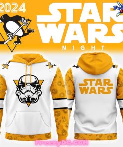 Pittsburgh Penguins x Star Wars White Hoodie