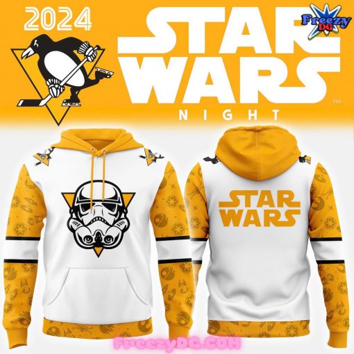 Pittsburgh Penguins x Star Wars White Hoodie