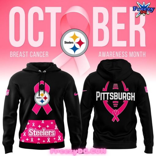 Pittsburgh Steelers NFL Crucial Catch Breast Cancer 2024 Hoodie