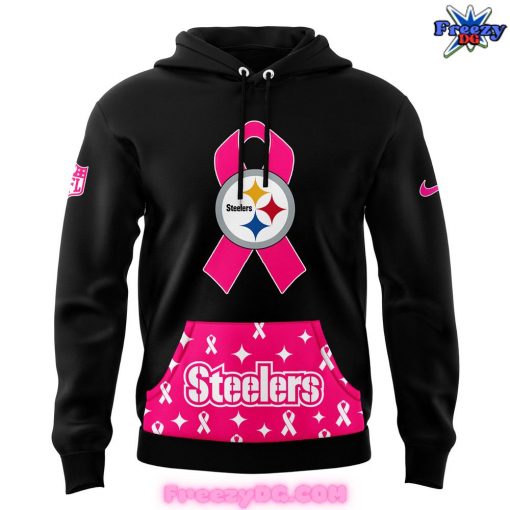 Pittsburgh Steelers NFL Crucial Catch Breast Cancer 2024 Hoodie