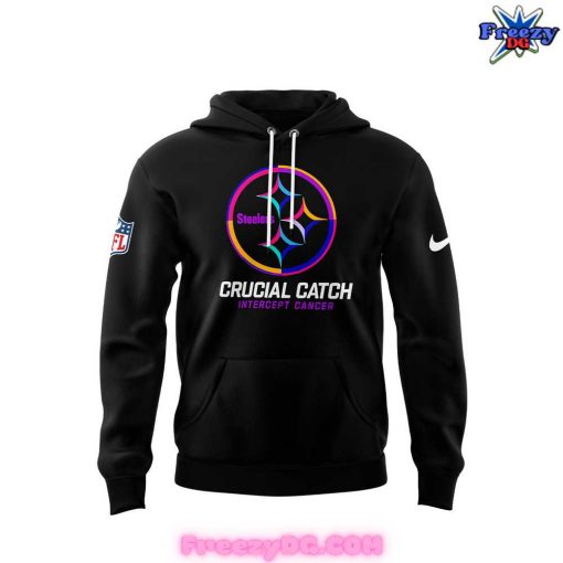 Pittsburgh Steelers NFL Crucial Catch Intercept Cancer 2024 Hoodie