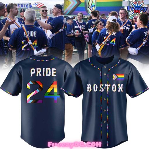 Boston Red Sox Pride Night 2024 Baseball Jersey