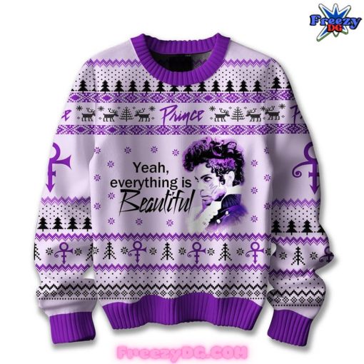 Prince Yeah, Everything is Beautiful 2024 Ugly Sweater