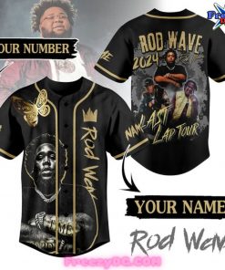 Rod Wave 2024 Last Lap Tour Edition Baseball Jersey