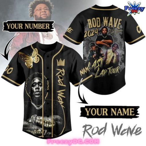 Rod Wave 2024 Last Lap Tour Edition Baseball Jersey