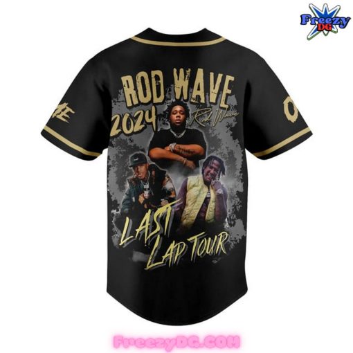 Rod Wave 2024 Last Lap Tour Edition Baseball Jersey