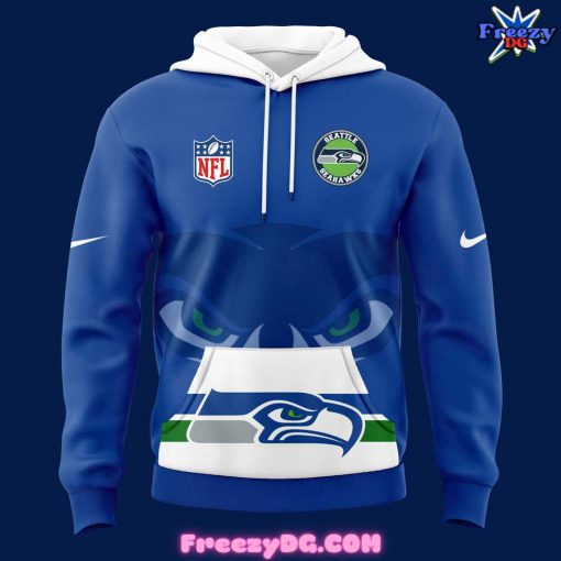 Royal Seattle Seahawks Throwback Blue Hoodie