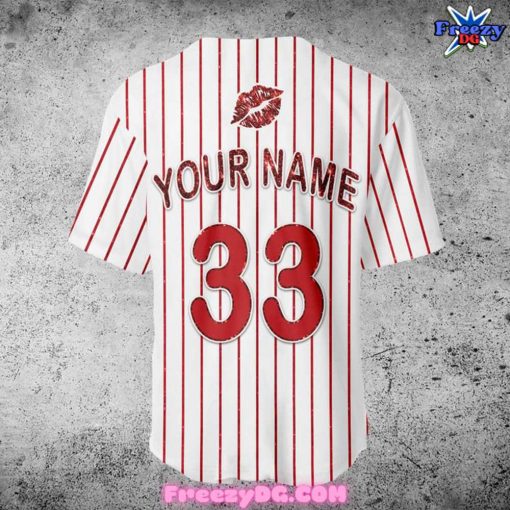 Sabrina Carpenter x Philadelphia Phillies Stripe Baseball Jersey