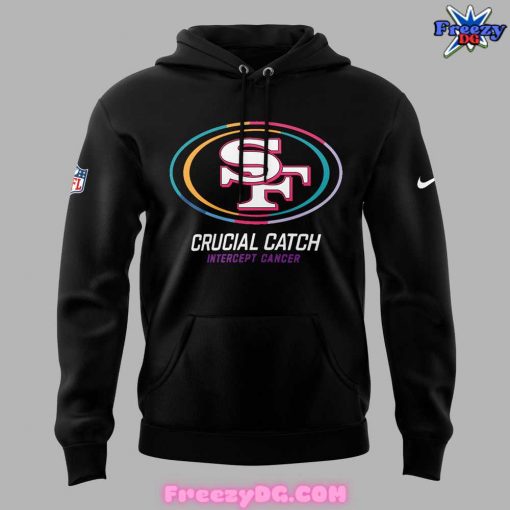 San Francisco 49ers Crucial Catch Intercept Cancer 2024 Hoodie