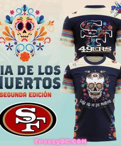 San Francisco 49ers Dia De Los Muertos T-Shirt