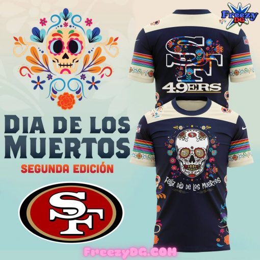 San Francisco 49ers Dia De Los Muertos T-Shirt