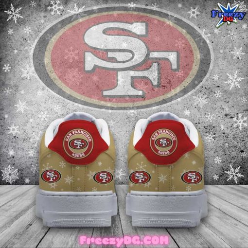 San Francisco 49ers Merry Christmas Nike Air Force 1