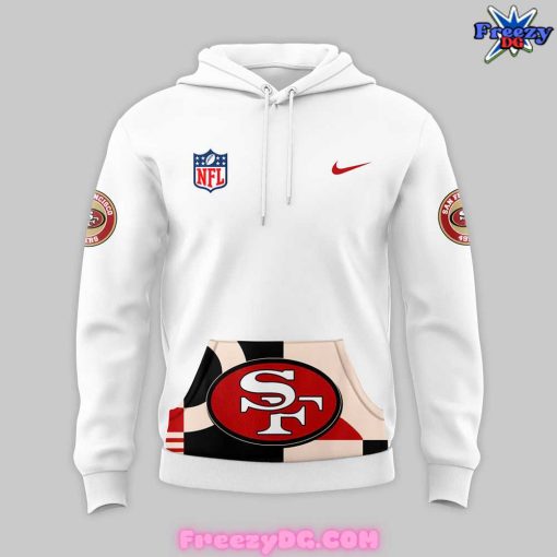 San Francisco 49ers NFL Throwback White Hoodie