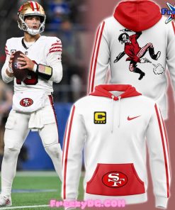 San Francisco 49ers Throwback White Hoodie