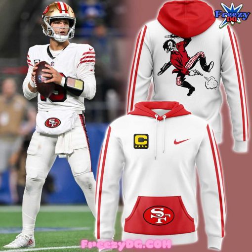 San Francisco 49ers Throwback White Hoodie