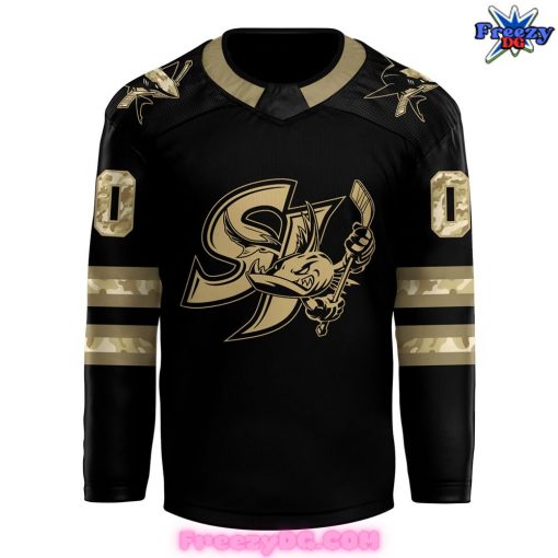 San Jose Sharks Military Appreciation 2024 Hockey Jersey