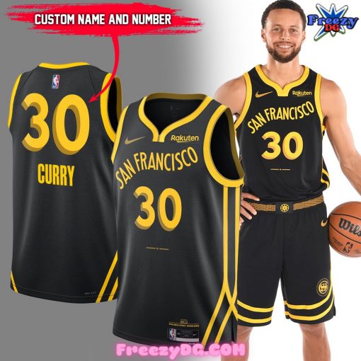 Stephen Curry Golden State Warriors City Edition 2024 Basketball Jersey