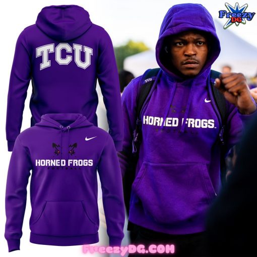 TCU Horned Frogs Football Go Frogs Purple Hoodie