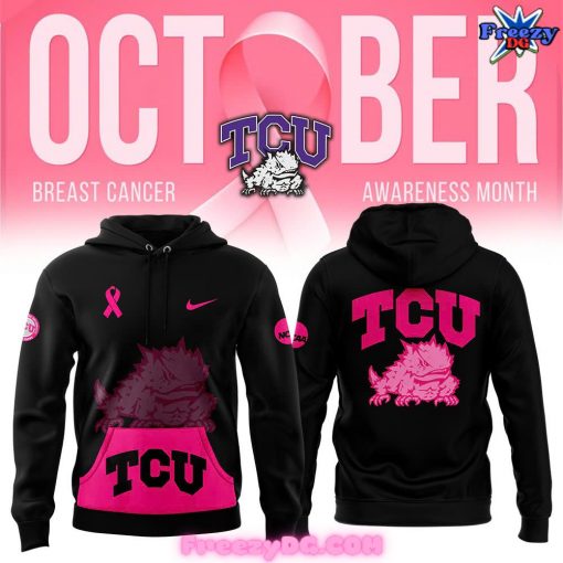 TCU Horned Frogs Football Stomp Out Cancer 2024 Hoodie