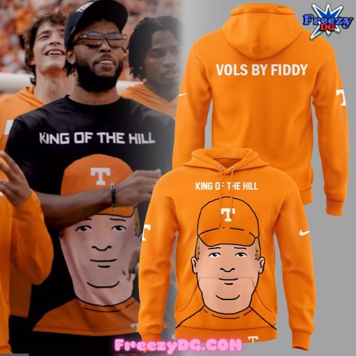 Tennessee Volunteers King Of The Hill 2024 Orange Hoodie