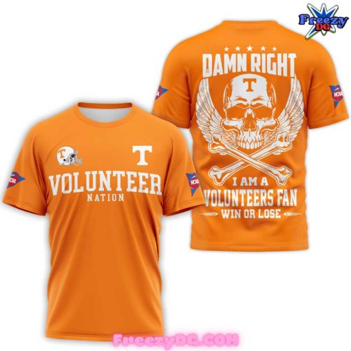 Tennessee Volunteers Nation Damn Right 2024 T-Shirt