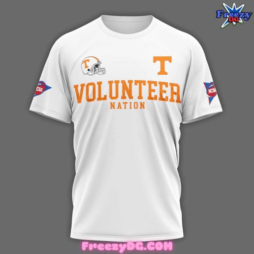 Tennessee Volunteers Nation Damn Right 2024 White T-Shirt