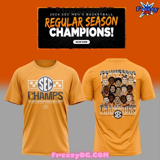 Tennessee Volunteers SEC Men’s Basketball Regular Season Champions T-Shirt