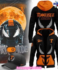 Tennessee Volunteers Venom Dark Mode Special 2024 Zip Hoodie