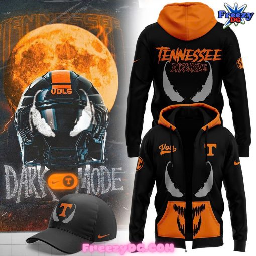 Tennessee Volunteers Venom Dark Mode Special 2024 Zip Hoodie