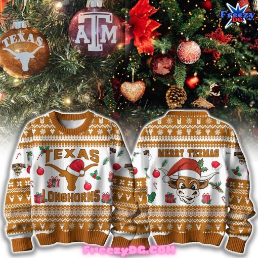 Texas Longhorns Hook’em Merry Texas Special Sweater