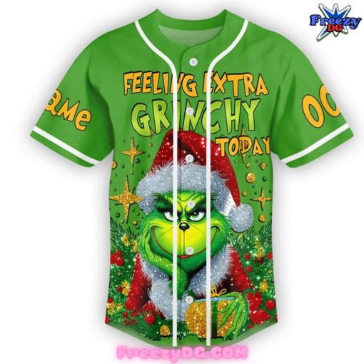 The Grinch Just Waiting For Grinchmas Baseball Jersey