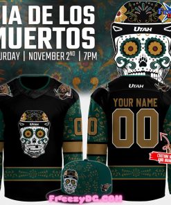 Utah Grizzlies x Dia de los Muertos Night Custom 2024 Hockey Jersey