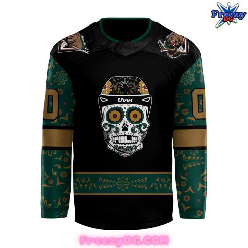 Utah Grizzlies x Dia de los Muertos Night Custom 2024 Hockey Jersey