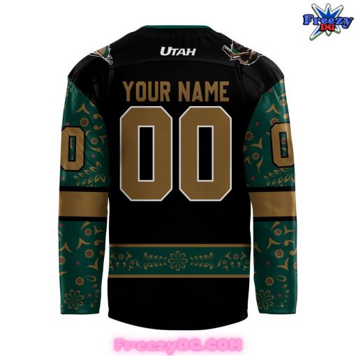 Utah Grizzlies x Dia de los Muertos Night Custom 2024 Hockey Jersey