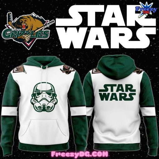 Utah Grizzlies x Star Wars Night 2024 White Hoodie