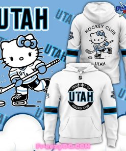 Utah Hockey Club x Hello Kitty 50th Anniversary White Hoodie