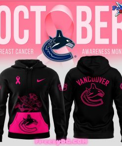 Vancouver Canucks 2024 NFL Crucial Catch Breast Cancer Hoodie